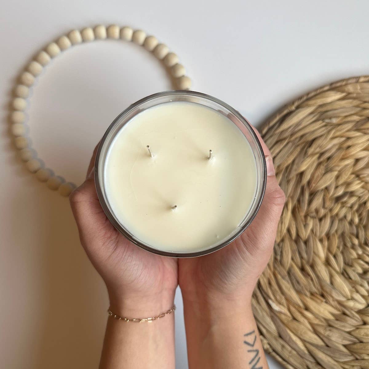 "All I want for Christmas is peace & quiet" 3Wick Soy Candle