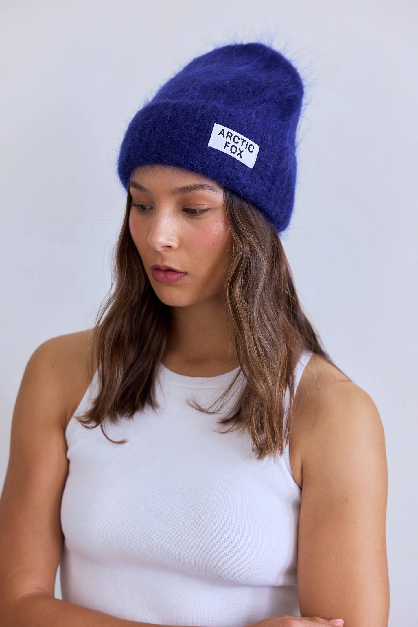 The Mohair Beanie - Deep Sea Navy - FW25