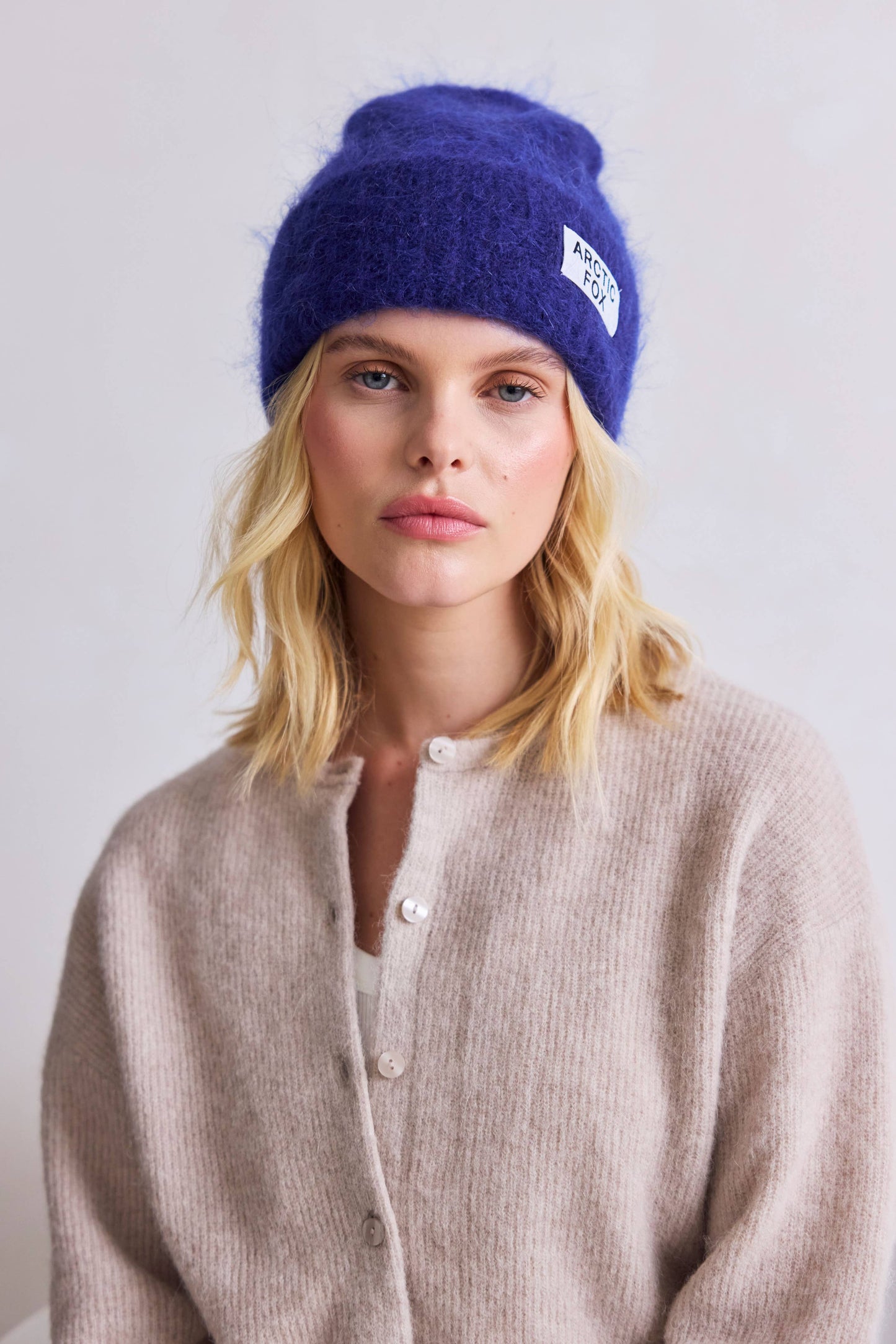 The Mohair Beanie - Deep Sea Navy - FW25