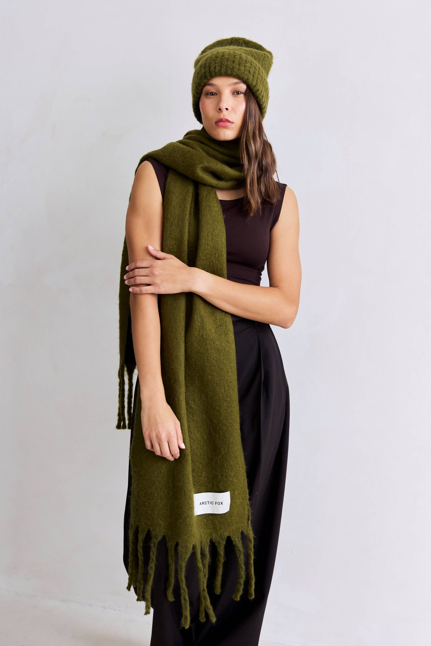 The Reykjavik Beanie Hat - Sea Kelp - FW25