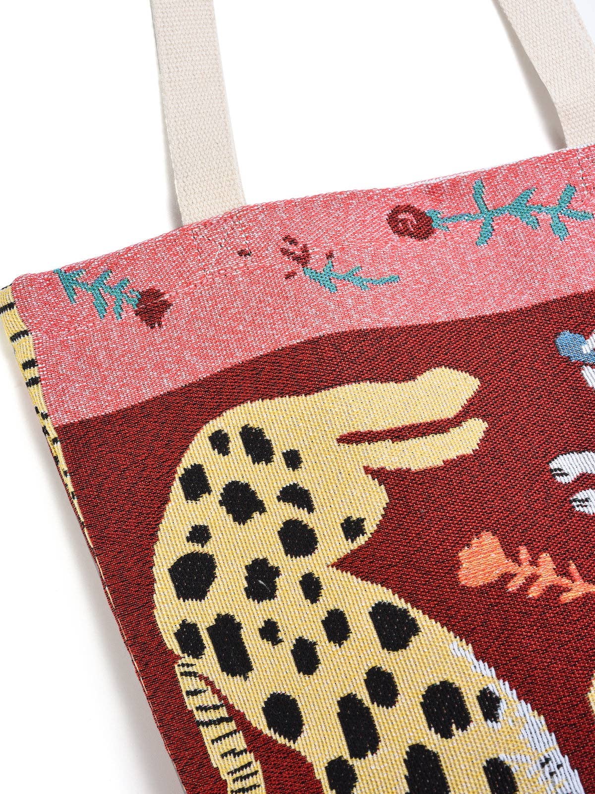 Cosbai - Vintage Camping Tote bag: READING