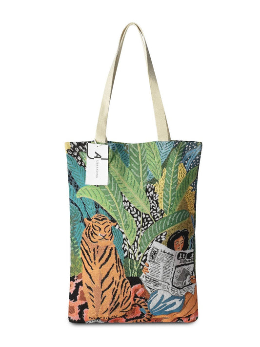 Cosbai - Vintage Camping Tote bag: READING